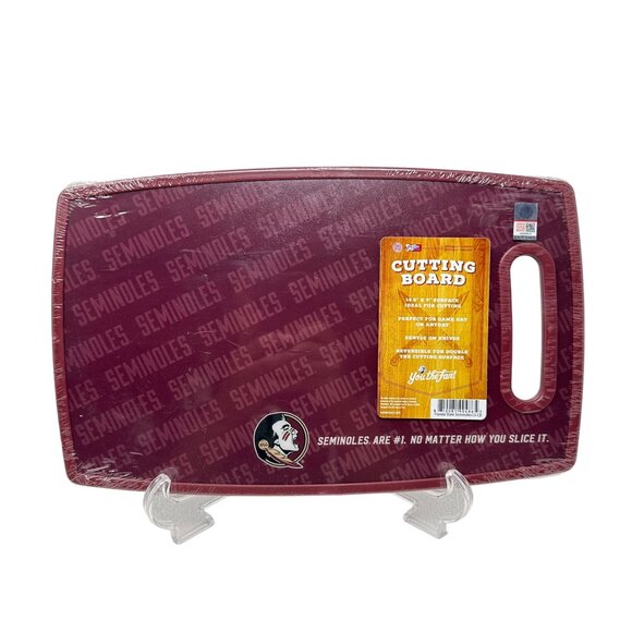 Florida State Seminoles 14.5" x 9" Cutting Board Reversible Officially Licensed - Picture 1 of 8